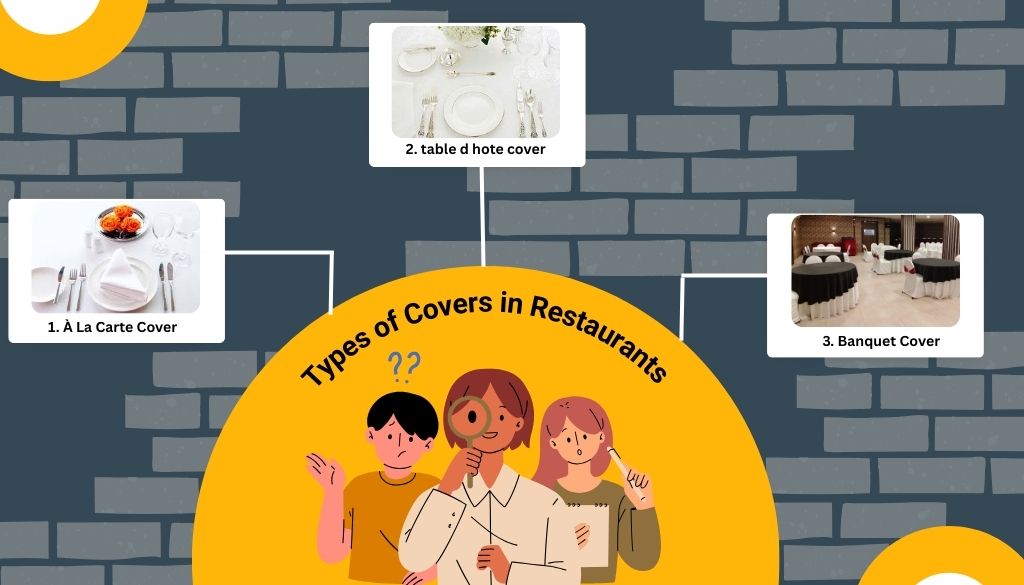 Types of covers in a restaurants